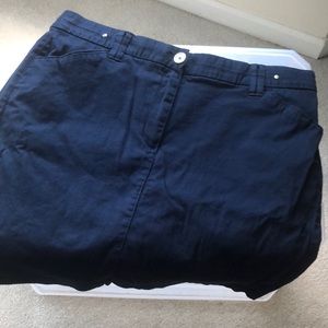 Charter Club Navy Blue Skort